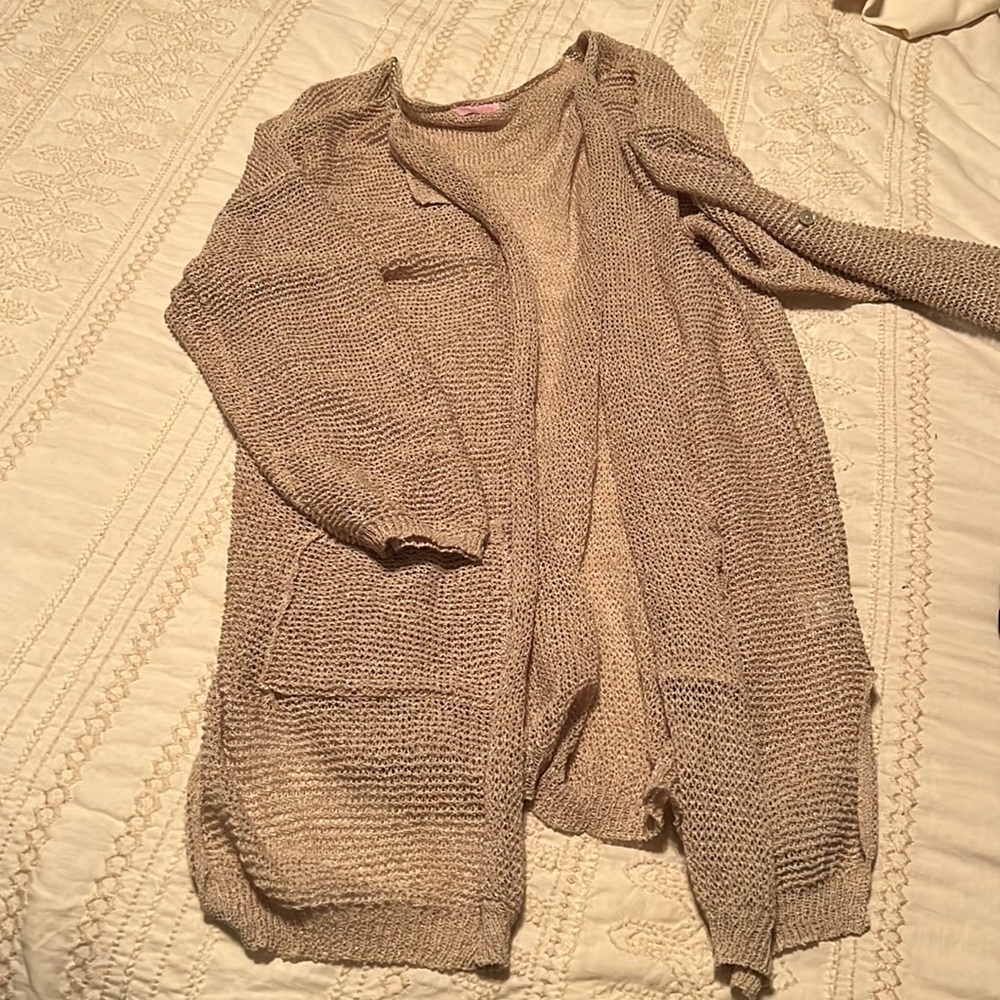 Pink Lily Cardigan